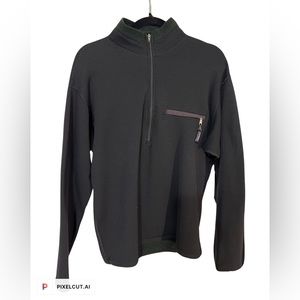 Patagonia Neoprene & Freece Quarter-zip Pullover - Size L - Black